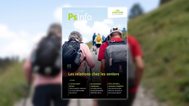 Couverture de Psinfo sur le thème des relations chez les personnes âgées