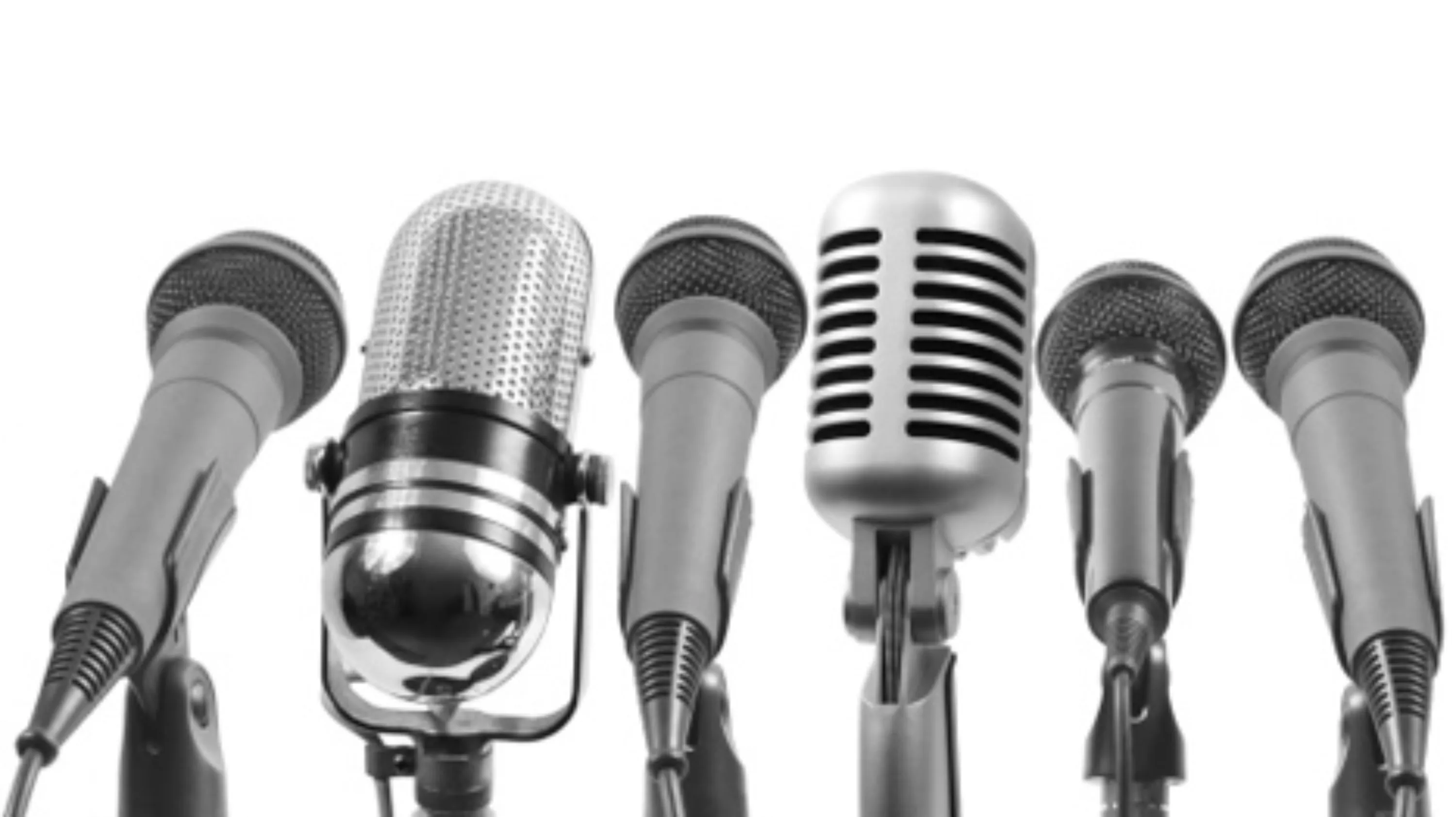 sechs Mikrofone