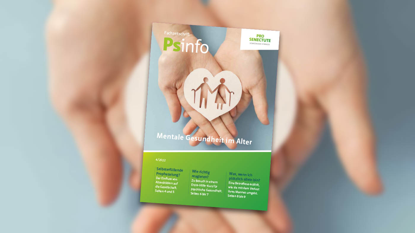Titelbild von Psinfo – Ihre kostenlose Zeitschrift zum Thema Alter 