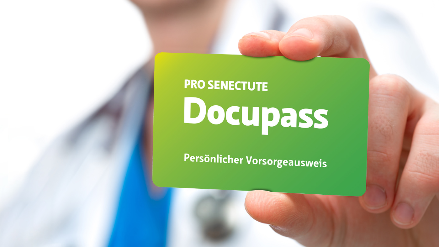 Der Vorsorgeausweis Docupass von Pro Senectute