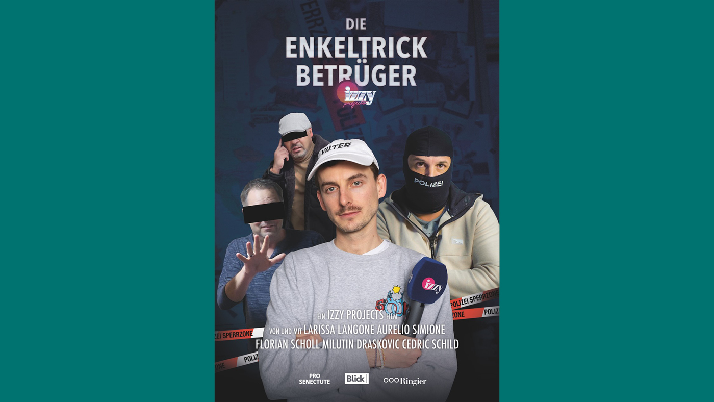 Poster Izzy Projects "Die Enkeltrick Betrüger"